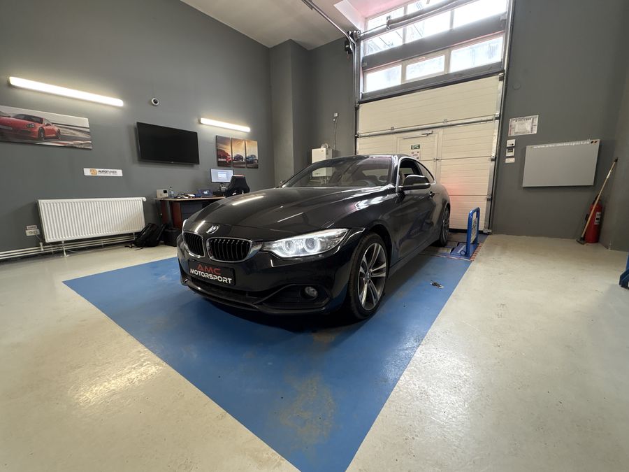 BMW 4 Series Gran Coupe F36 in the workshop