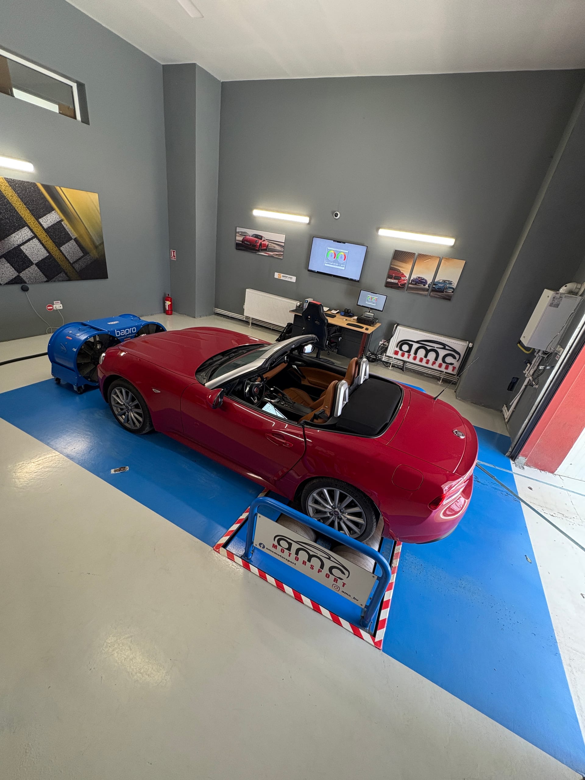 What happens to your car at AMC Motorsport? Step by step: from booking to the road test